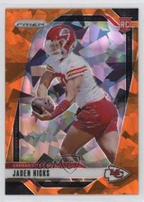 2024 Panini Prizm Rookies Orange Ice Prizm Jaden Hicks #336 13kb