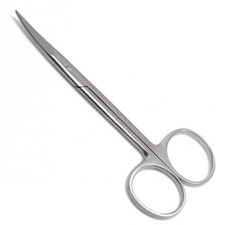 Premium Iris Scissors CURVED 4.5" Dental Veterinary Surgical Instruments
