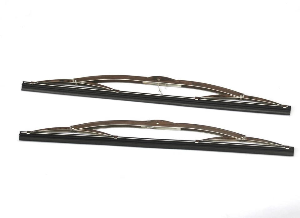 Like Chrome: 2VA Stainless Steel Wiper Blades for Citroen ID19 ID19F DS19 DS21 ID21 - Image 2 of 4