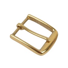 1 PCS 1-1/2 Inch 38mm Nickel Free Single Prong Belt Buckle, Brass Gold DIY Part