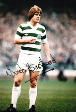 Murdo MacLeod, Glasgow Celtic FC legend, Dortmund, signed 12x8 inch photo. COA.