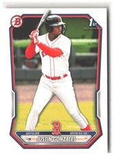 Justin Gonzales - 2026 Bowman 1st Bowman Prospect Paper Base #BP-141 Red Sox