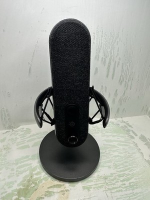 SteelSeries Alias USB Mic for PC   3x Bigger Capsule for Gaming, Streaming