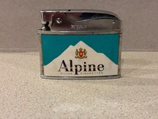 Alpine Cigarettes : Advertising Lighter Ryan Japan Philip Morris Vintage 1960's