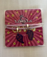 Club Libby Lu Best Friends Amistad Pulsera/Corbatas Corazón VIPs Raro NUEVO EN PAQUETE