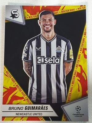 Topps UCL Super-Stars 23/24 No. 106 Bruno Guimaraes Molten Rare