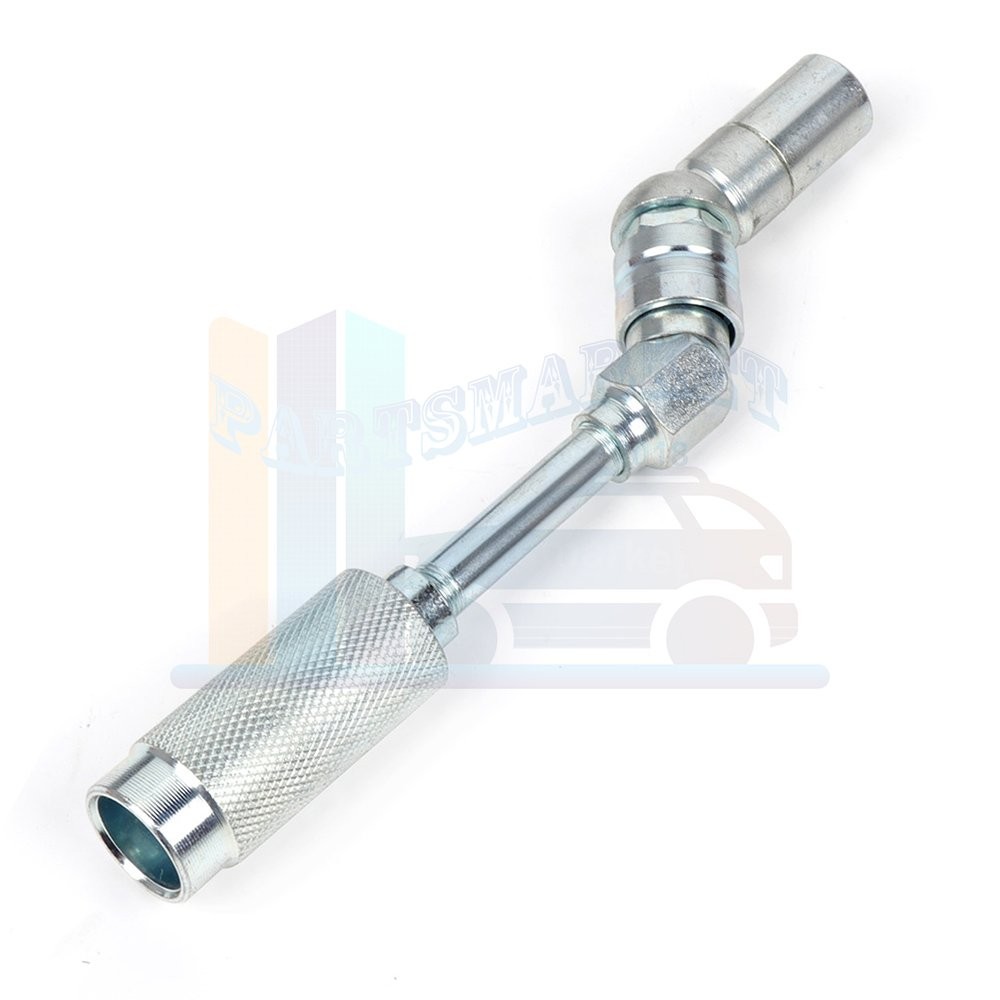 7PCS Grease Gun Adapter Fitting Lubrication Accessory Set Kit With Case