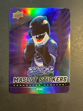 2025-26 Upper Deck MVP Hockey Mascot Stickers #MS-26 Fin Vancouver Canucks