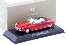 1:43 Norev Citroen DS 19 Cabriolet 1965 Carnelian Red Dealer Version