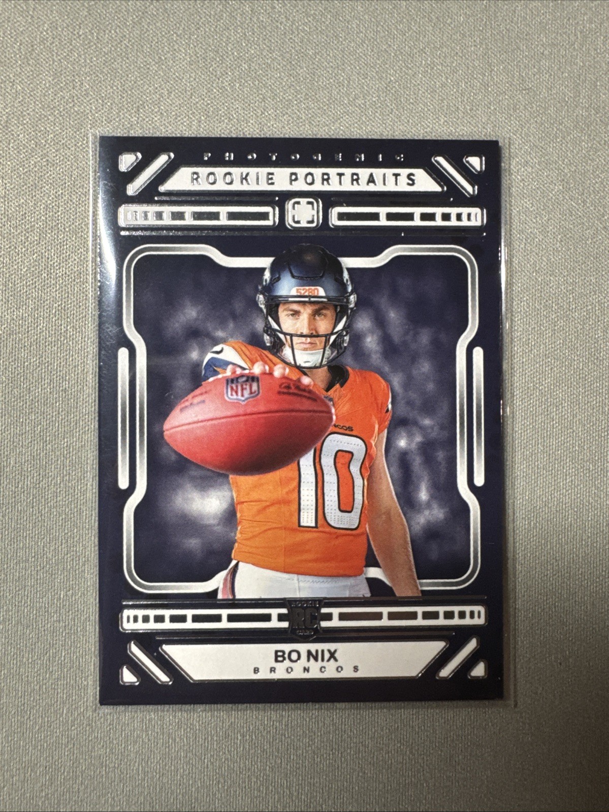 2024 Panini Photogenic - Rookie Portrait Bo Nix #196 (RC)
