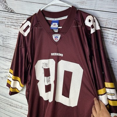 Vtg Reebok Washington Redskins 70th Anniversary Laveranues Coles