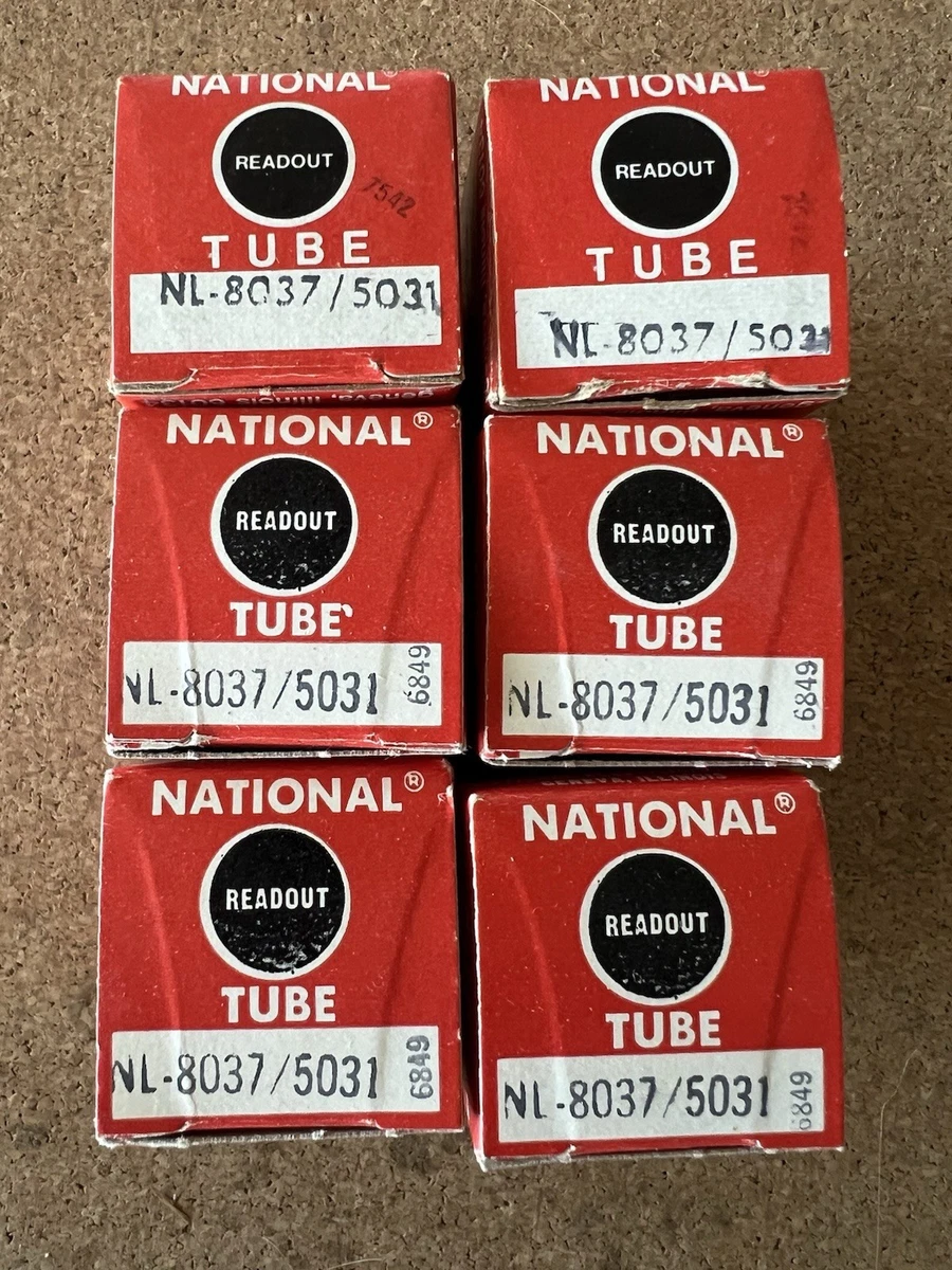 Tube Nixie National Union NUP102 - NOS Dans Boîte D'origine - Très Rare - États-Unis