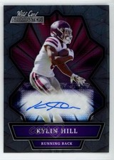 2021 Wild Card Alumination Kylin Hill Rookie Auto RC 0d94. rookie card picture