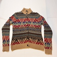 Ralph Lauren M Navajo Shawl Cardigan Polo RRL Southwestern Aztec Sweater