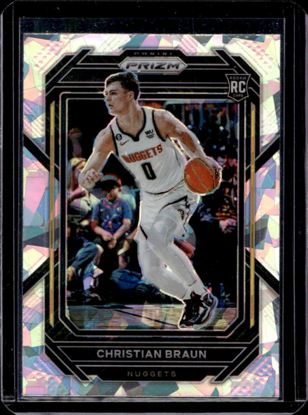 2022-23 Prizm Christian Braun RC Prizms Ice Rookie #223 Nuggets