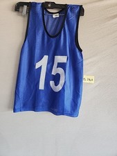 Set Of 12 Numbered Child's Scrimmage Shirts Dark Blue