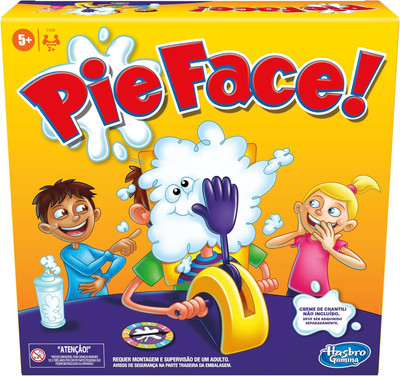 Hasbro Gaming Pie Face Game | Whipped Cream Family Board Game for Kids | Ages 5