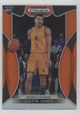 2019-20 Panini Prizm Draft Picks Orange Prizm Justin James #39 Rookie RC 0w8