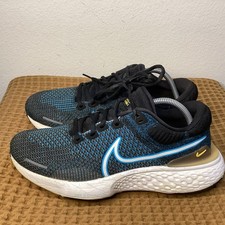 Nike ZoomX Invincible Run Flyknit 2 Mens Sz 9 Chlorine Blue Black DH5425-003