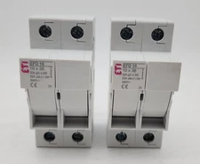 Altech Corp 002540003 Fuse holder, EFD 10 2P, 32A, 690VAC/DC, 35mm, (LOT OF 2)