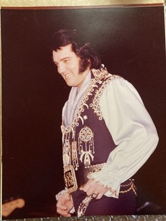 ELVIS PRESLEY 8x10 Orig Concert Photo Old Kodak Paper No Reserve