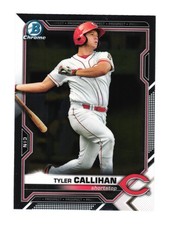 2021 Bowman  Tyler Callihan BCP-91  Chrome Reds [add’l $1 cards, 5¢ ship]
