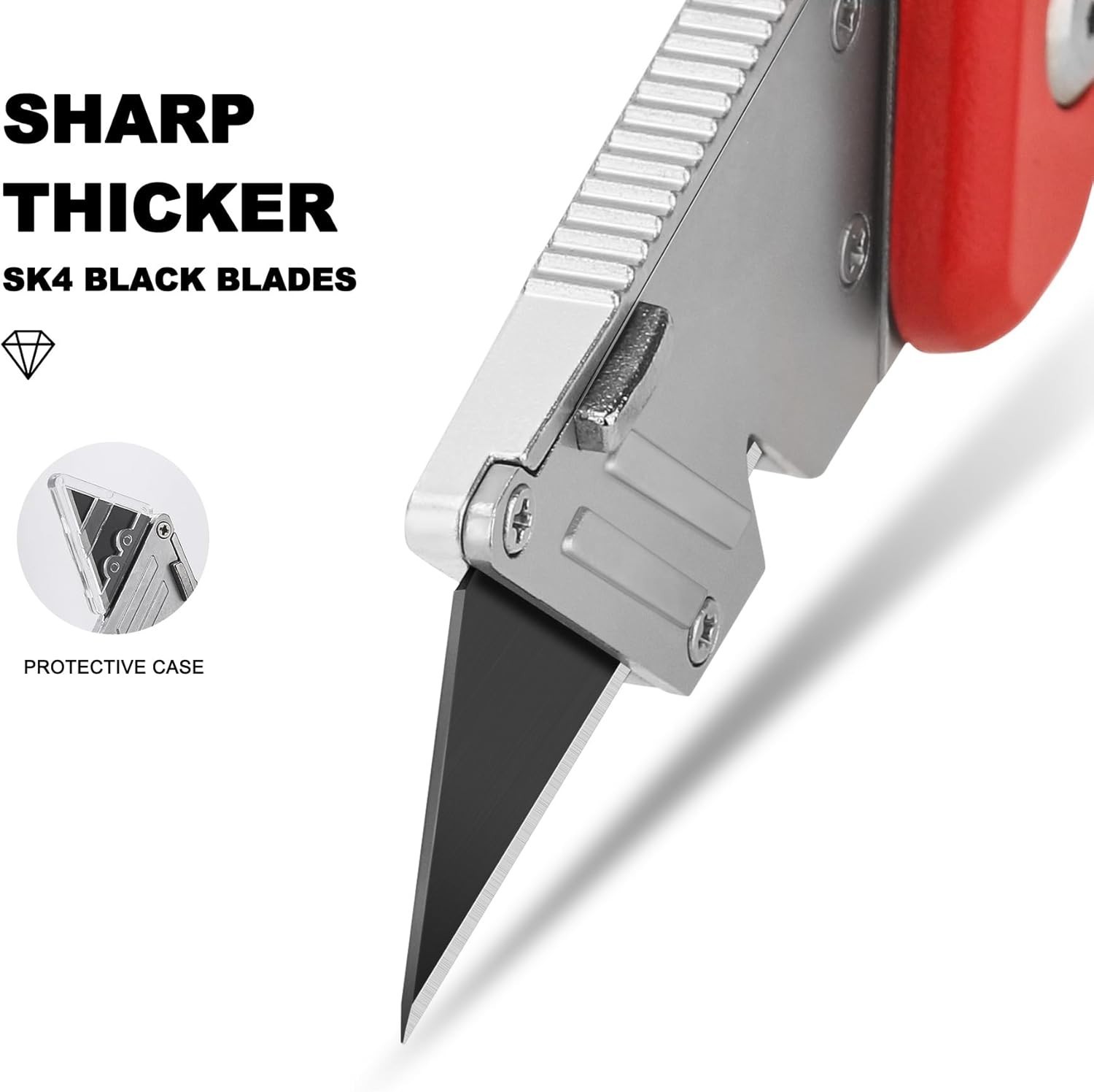 Compact Multitool Knife with Aluminum Handle Blade Storage and Safety Features