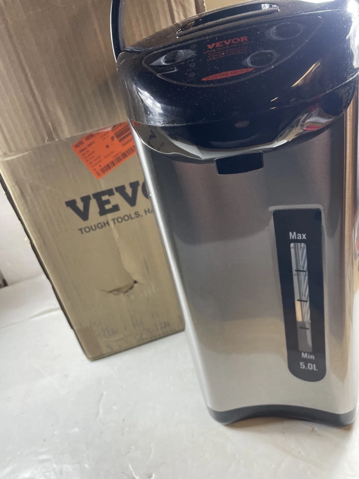 Vevor Liter Electric Water Boiler & Warmer-Digital Hot Pot Water Kettle