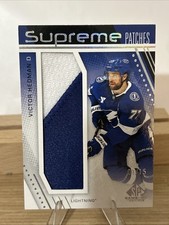 Victor Hedman supreme patches 2025-26 SP game used 1/15!!