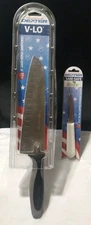 Dexter Russell V1449GEPCP 9 in VLo® Santoku Knife &  Scalloped Paring Knife