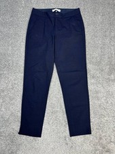 Everlane Dress Pants Womens 0 Blue Wool Stretch Slim Fit Mid Rise Straight Leg