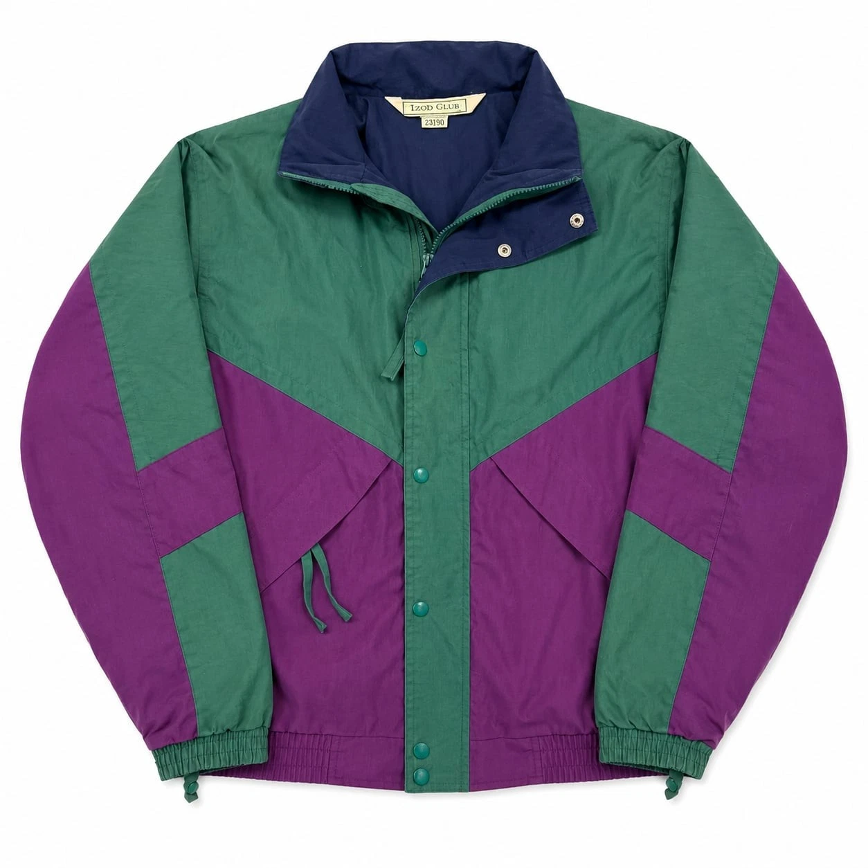 Vintage Izod Club Colorblock Windbreaker Jacket with Removable Fleece Liner
Opens in a new window or