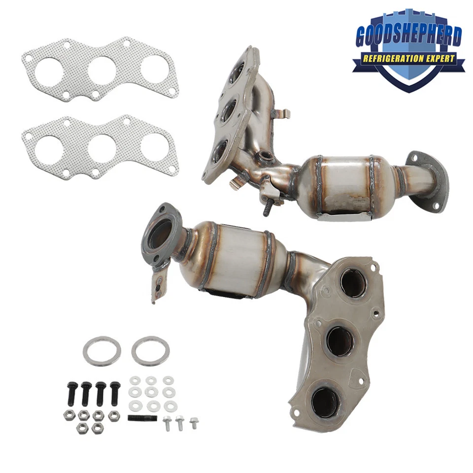 For 2011 2012 2013 2014 2015 Toyota Sienna 3.5L V6 FWD Both Catalytic Converters Foto 2 de 4