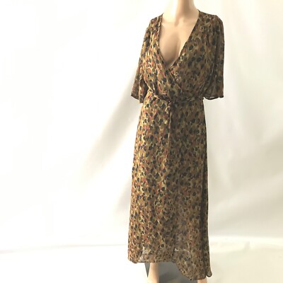 Molly Bracken Women's Wrap Mudrace Dress Maxi Long