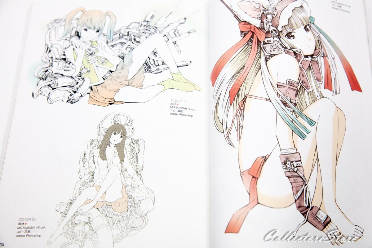 Akihito Yoshitomi Character Sketches 10 Years Art Works Book Ray Blue Drop  Express Shipping -  Israel