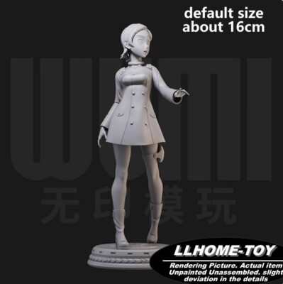 Anime Eureka Cute Girl Stand Resin 3D Print GK Figure DIY Model Unpainted
