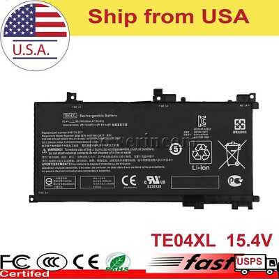 TE04XL TEO4XL Battery for HP Omen 15-ax200:(15-ax200~15-ax299) X7P44AV US