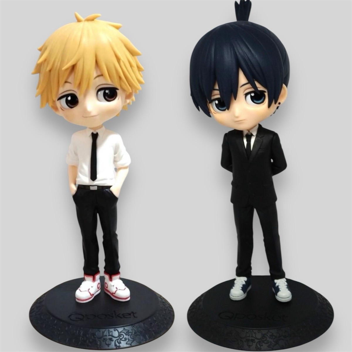 Q Posket Chainsaw Man Denji & Aki Hayakawa Figure Set of 2