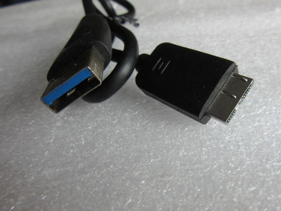 Genuine Seagate USB 3.0 to Micro-B Cable Lead External HDD Hard Drive 0.5M 500mm - Image 4 of 4