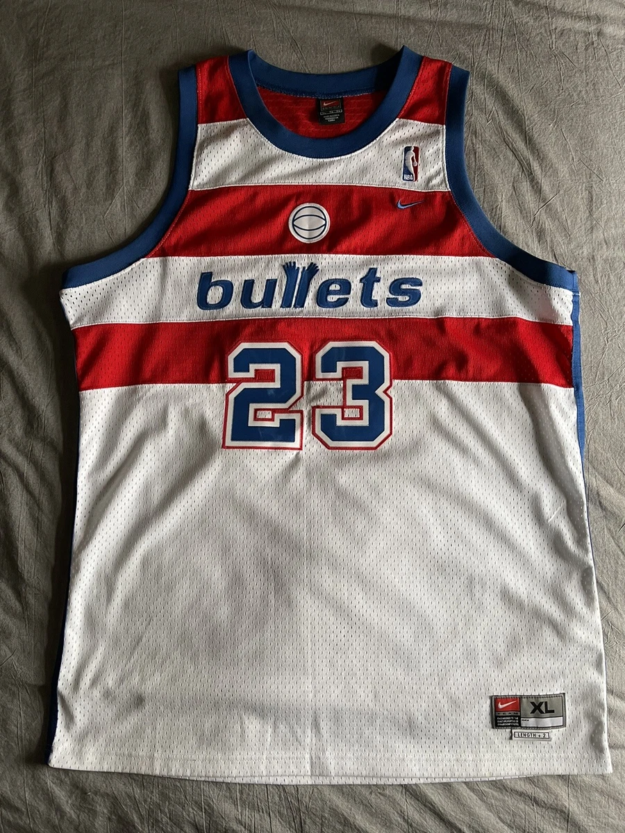 VTG AUTHENTIC MICHAEL JORDAN WASHINGTON BULLETS NBA NIKE WIZARDS