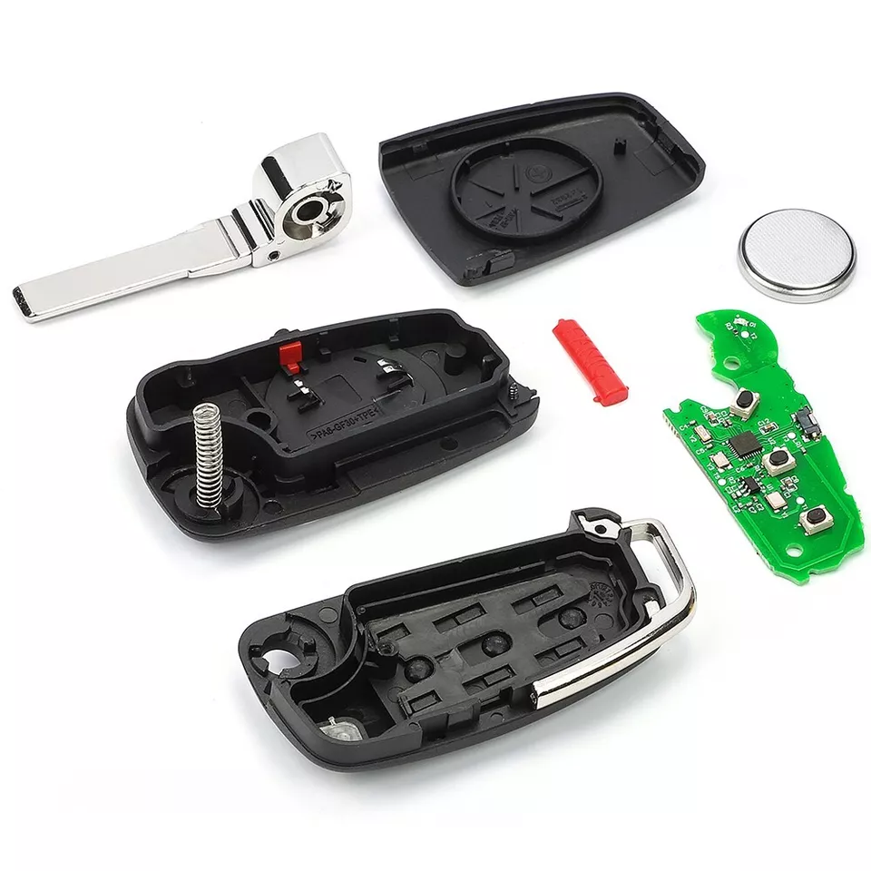 Llavero remoto inteligente abatible sin llave 8V0 837 220 E para Audi A3 S3 Q3 NBGFS12P71 Foto 4 de 4