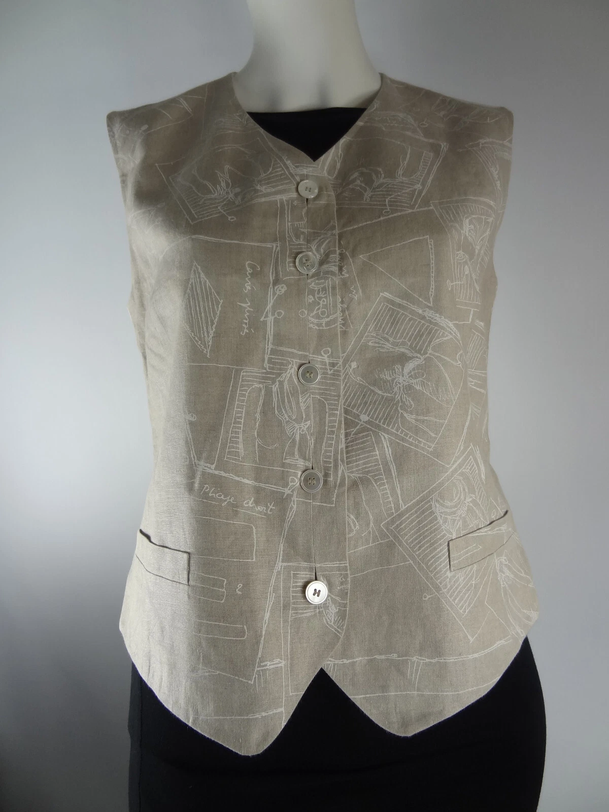 HERMÈS GIUBBOTTO DI LINO HERMES