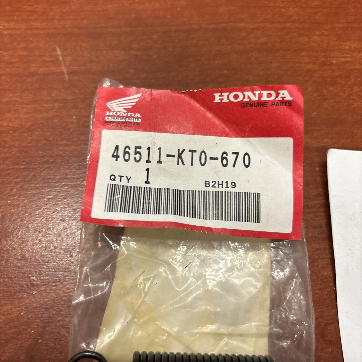 N NOS Honda NSA700A VT1100C VTX1800 XR200R BRAKE PEDAL SPRING 46511