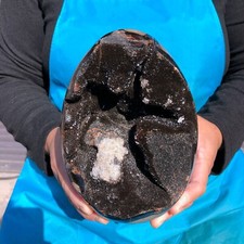 6.11LB Natural Turtle Back Hole Dragon Crystal Crack Gem Reiki Specimen Healing