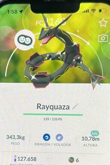 Shiny Rayquaza 🐉✨🩶🔥 #shinyrayquaza #pokemon #pokemongo #pokemoncomm