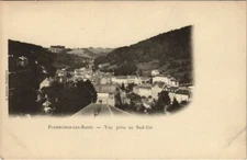 Old postcard PLOMBIERES-les-BAINS view taken to the South East (151721)