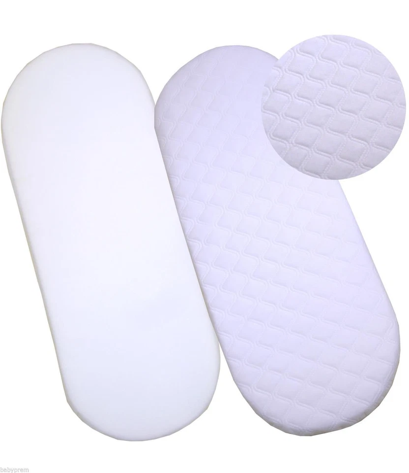 BabyPrem 74 x 28 x 3,5 cm Moseskorb Matratze hypoallergen & wasserabweisend