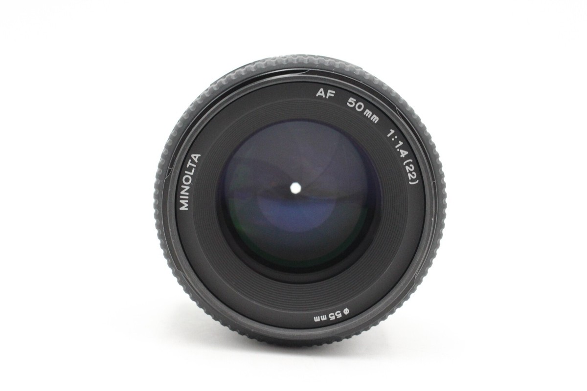 【美品】minota AF 50mm f/1.4 Opt MINT] Minolta AF 50mm f/1.4 AF Lens For Sony A-Mount