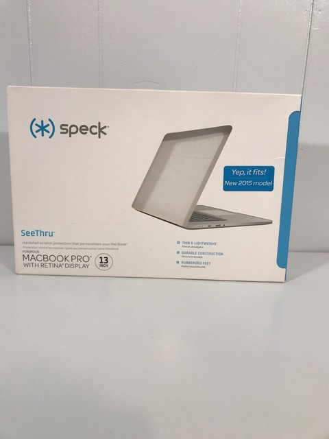 Speck Products Seethru Case For Macbook Pro 13 Inch With Retina Display Sp6 For Sale Online Ebay