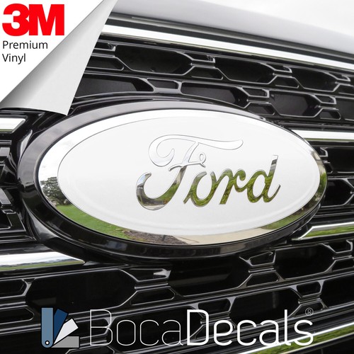 2019-2023 Ford Edge Emblem Overlay Insert Decals (Set of 2) - Picture 13 of 16